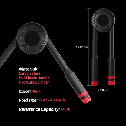 Twisted Arm Trainer, Hydraulic Chest Power Expander, 22-440LB Adjustable Strength Forearm Exerciser, Muscle Training Workout Equipment, Shoulder Pectoral Biceps Upper Body Press Expander Gym Device