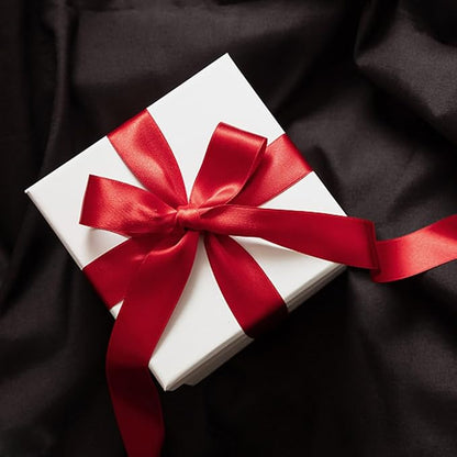 1" Width x 50 Yards Satin Fabric Ribbon, Burgundy Ribbon Perfect for DIY Bows, Swags, Gift Wrapping, Craft, Flower Bouquet, Christmas and Party Decoration