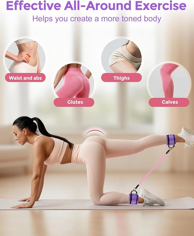 Pilates Essentials Kit for Women, 14-Inch Magic Circle Home Pilates Equipment with Pilates Ring and Ball Set, 5 Resistance Bands & Accessories for Home Workouts Beginners Essentials Starter Set