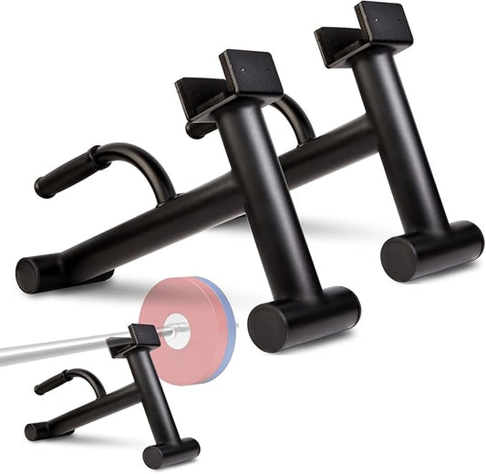 Deadlift Jack Barbell Stand,Barbell Stand for Weight Training Home Gym Easily Unload and Load 600lbs Barbell Plates for Deadlift Exercise