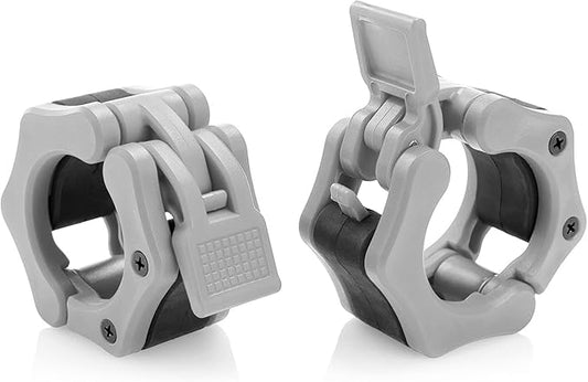 Olympic Barbell Collar 2 inch Quick Release Pair of Locking 2" Pro Weight Bar Plate Locks Clamp Clips for Workout Weightlifting Fitness Training