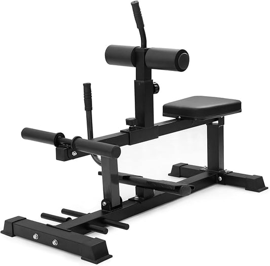 GMWD Adjustable Seated Calf Raise Machine with Band Pegs for Leg Training and Exercise - Home Gym Equipment