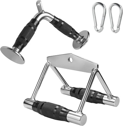 A2ZCARE Cable Machine Accessories for Weight Lifting, LAT Pull Down Attachment, Cable Attachments for Gym