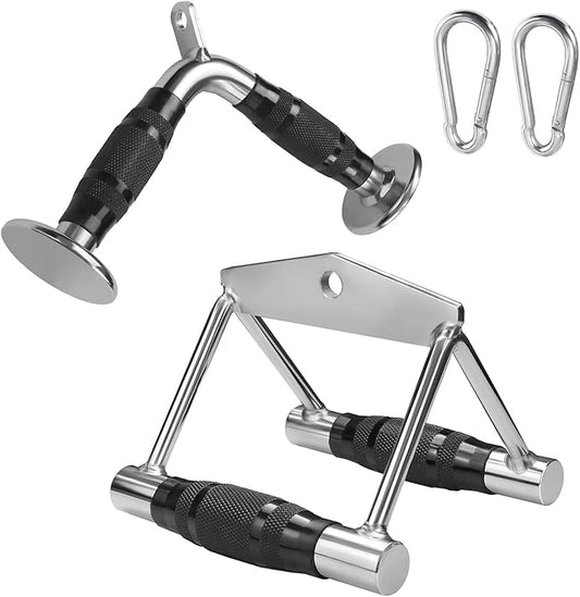 A2ZCARE Cable Machine Accessories for Weight Lifting, LAT Pull Down Attachment, Cable Attachments for Gym