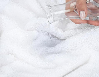 Oakias Premium 6 Piece Towel Set – 600 GSM – 2 Bath Towels, 2 Hand/Hair Towels, and 2 Washcloths – 100% Ring-Spun Cotton, Highly Absorbent & Super Soft – Towels for Bathroom, Hotels, Spa & Gym