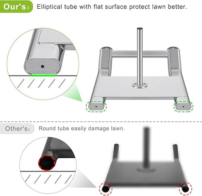 Kipika Weight Sled, Workout Sled, Fitness Strength Training Sled, Speed Training Sled for Athletic Exercise, Speed Improvement, Easily Through Obstacles, Suitable for 1" & 2" Weight Plate