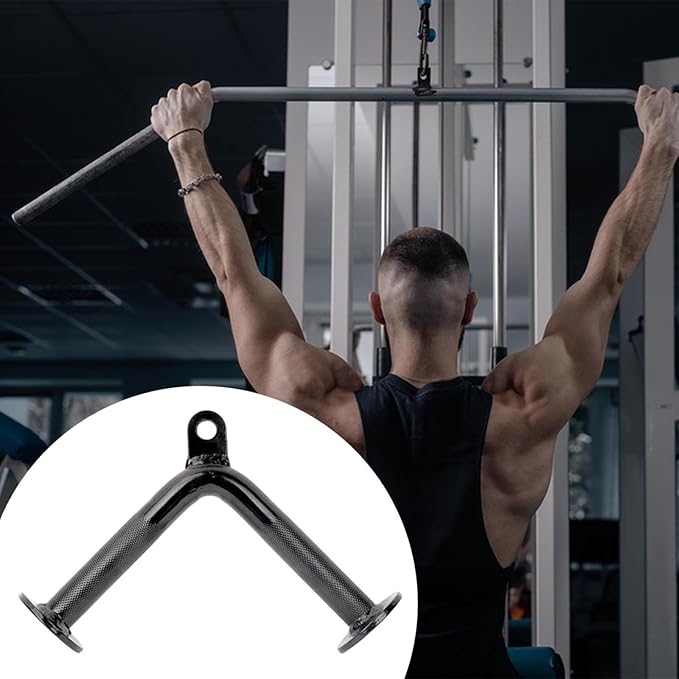 Tricep Press Down V Bar LAT Pulldown Bar for Workout Home Gym Accessory