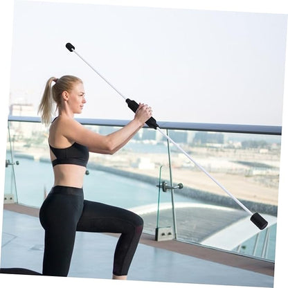 Fitness Elastic Exercise Bar Vibration Resistance Stretch Bar for Yoga Sturdy Body Workout Stick for Home Gym and Strength Training