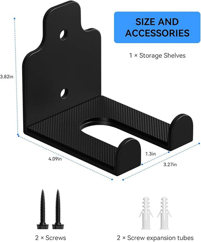 Barbell Wall Holder,Olympic Hanger,Garage Gym Bar Wall Rack,Vertical Barbell Mount Rack,Space Saving Commercial or Home Gym Accessory,Holds Under 33mm Bar Size(Black)