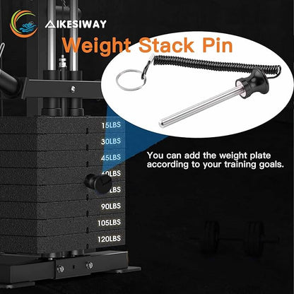 Universal Magnetic Weight Stack Pin with Pull Rope - Heavy Duty Gym Pin for Weight Stack Machines | Commercial & Home Gym Accessories | Replacement Weight Pins for Strength Training Equipment