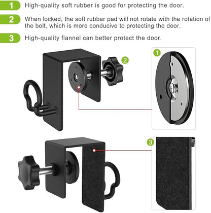 BeneLabel Heavy Duty Door Anchor for Fitness Training - Compatible with Resistance Bands, Suspension Straps and More - Ideal for Home Gym Workout, Strength Training, Physical Therapy