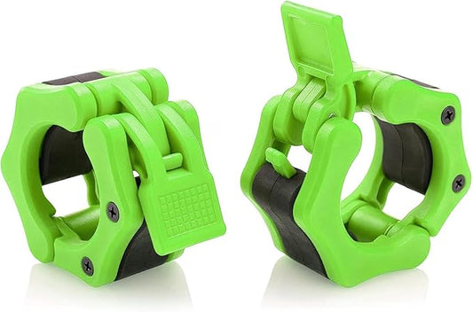 Olympic Barbell Collar 2 inch Quick Release Pair of Locking 2" Pro Weight Bar Plate Locks Clamp Clips for Workout Weightlifting Fitness Training