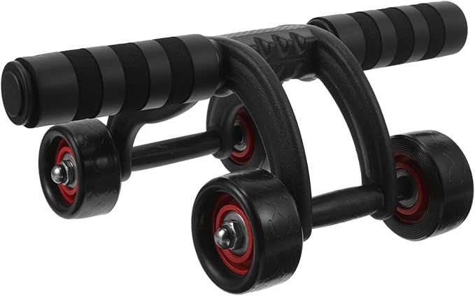SUPVOX 1PC Abdominal Muscle Exercise Wheel for Home Gym Skid Handle Up to Weight Bearing for Upper Body Workouts Suitable for Beginners to Pros