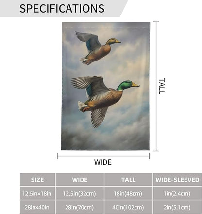 Duck Garden Flag 12x18 In Double Sided Yard Flags Lawn Sign Decor No Flagstand