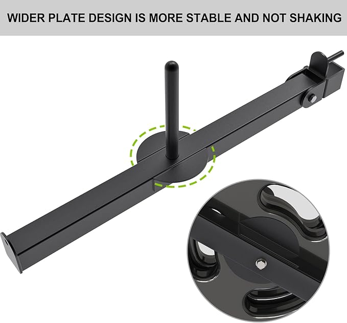 Belt Squat Attachment for 2" x 2" or 3" x 3" Power Rack with 5/8" or 1" Holes, Landmine Belt Squat Machine, Compatible with 1" & 2" Weight Plates, Home Gym Squat Rack Accessories
