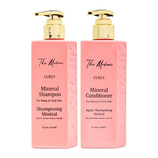 Curly Mineral Shampoo & Conditioner (8.5oz/250ml)