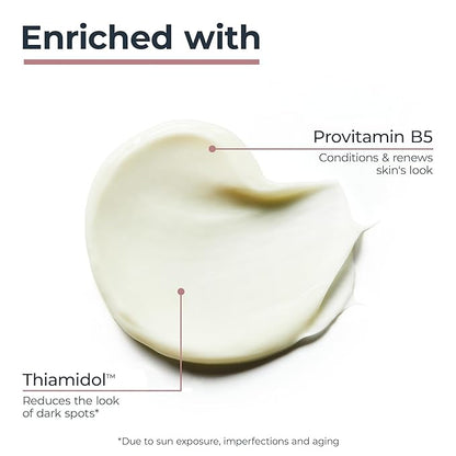 Eucerin Radiant Tone Night Cream, Dark Spot Corrector with Thiamidol, Night Moisturizer for Face Helps Visibly Reduce the Look of Persistent Dark Spots, All Skin Types, 1.7 Oz Bottle