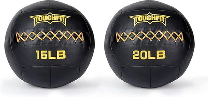 Soft Wall Ball - Medicine Ball Set for Cardio Fitness Exercise - Weighted Med Ball for Strength and Conditioning Exercises, Cross Training Lunge, and Partner Toss