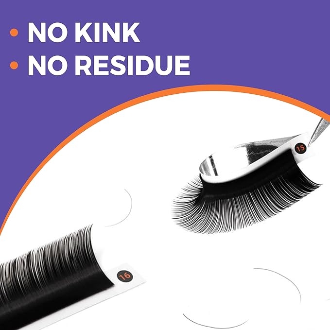 Cashmere Volume Eyelash Extensions Premium Individual Lashes - 0.05mm Thickness CC Curl 13mm Single Length - Super Soft Matte Black Single Eyelash Easy to Fan for Professional Salon Use