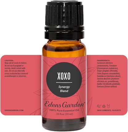 Edens Garden XOXO Essential Oil Blend- 100% Pure Premium Grade, Undiluted, Natural, Therapeutic, Aromatherapy, The Best for Diffusing, Skin, Candle, Humidifiers 10 ml (.33 fl oz)