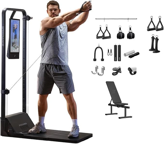 Speediance Gym Monster 2, Basic & PowerGrip Smart Heavy Duty Exercise Handles & Skiing Handles 2