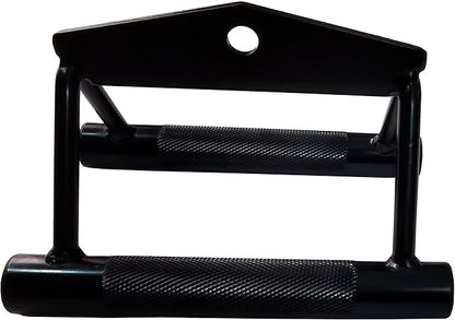 LAT Pull Down Bar, Strength Training Deluxe Single Double D Handle Tricep Rope, V-Shaped Rotating Straight Press Down Bar for Weight Workout, Cable Machine Accessories