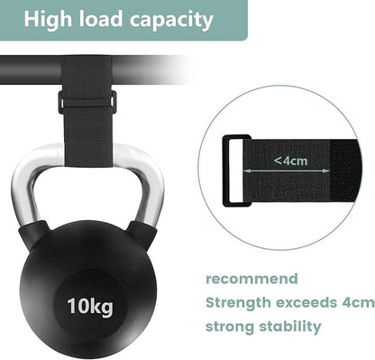 1.5In x 32Ft Cable Straps Heavy Duty With 40 Buckles, Black Hook and Loop Straps, Reusable Cable Ties for Organizer or Storage