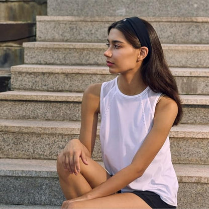 Non-Slip Headband (1 Pack) - Moisture Wicking Sports Sweatband for Men, Women & Youth - Athletic Workout Band for Running, Flag Football, Yoga, Tennis & Helmet Liner