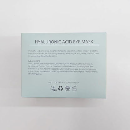 Under Eye Patchs Hyaluronic Acid Eye Mask for Dark Circles and Puffiness Wrinkle Eye Bags 30 Pairs