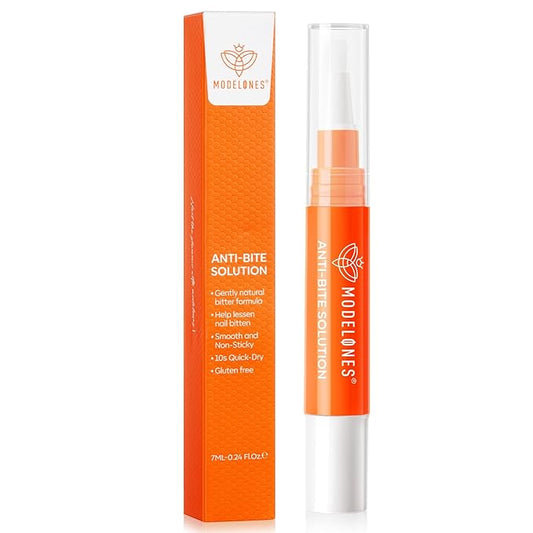 modelones Stop Biting Pen Nail Biting Treatment for Kids Quick Dry Nail Biting Prevention for Kids Thumb Sucking Deterrent Bitter No Bite Nail Polish Nail Repair for Damaged Nails Care 0.24 Fl Oz