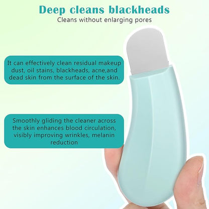 2PCS Blackhead Remover Tools, Mild and Safe Face Scraper Deep Cleaning Silicone Nose Blackhead Remover Skin Spatula Skin Care Tool for Men and Women