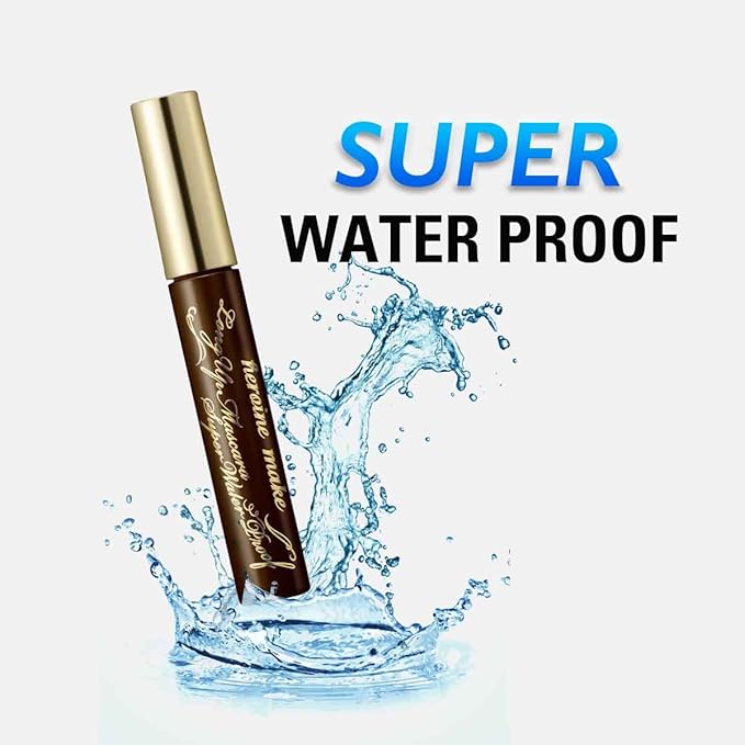 HEROINE MAKE by KISSME Brown Mascara Waterproof by Tubing Fiber for Long & Curl Eye Makeup, Volume and Length by Natural Lash Look + Gentle Mascara Remover Oil Free from Japan, 2 Set