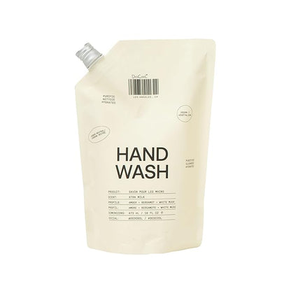 DedCool Xtra Milk Hand Wash Refill – Gentle Cleanser with Squalane, Aloe, and Marshmallow Root | Non-Toxic, Vegan, Carbon-Neutral