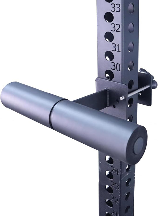 Nordic Hamstring Curl Squat Rack Attachment for Power Rack, Sit Up Bar Foot Holder for Ultimate Home Gym Experience Split Squat Core Workout for Hamstring Curl Sit Up