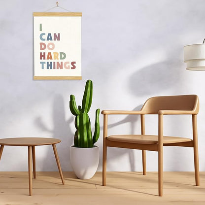 YGSDZY Therapy Office Decor, I Can Do Hard Things, Affirmations For Kids, Boho Classroom Decor, Classroom Posters, Affirmations Poster, Homeschool Decoration, Mental Health Posters