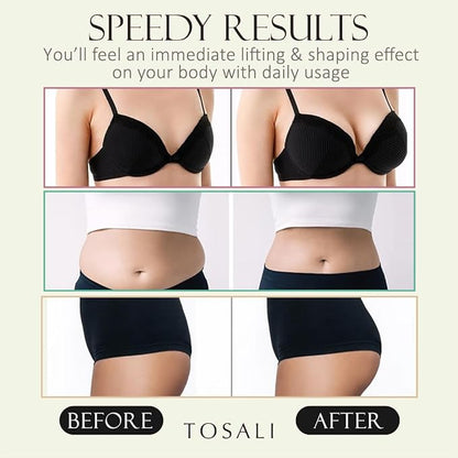 Skin Firming & Skincare Set – Buttocks Gel, Breast Firming Cream & Body Lotion – Anti-Aging, Hydrating, Stretch Marks & Cellulite Care with Caffeine & Aloe Vera