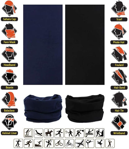Headband Neck Gaiter Head Wrap Headwear Face Mask Magic Scarf Bandana for Men and Women