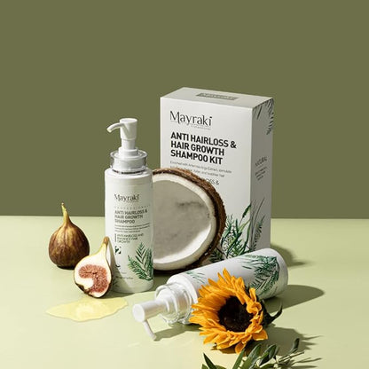 Mayraki Anti Hair Loss & Volumizing Shampoo Kit for Color-Treated Hair |Clarifying Growth Shampoo For Fuller, Thicker Hair | 300 ml | 10.14 fl.oz x2