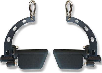 KORIKAHM Adjustable Lat Pull down Bar, Cable Machine Attachments for Gym, Home Gym Fitness T-bar Row Pulldown Attachments, Lat Pull Down Machine Wide Grip Neutral Grip Handle