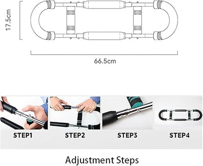 Twister Arm Trainer, Adjustable Forearm Strengthener, Power Arm Exercise Equipment, Chest Workout Equipment, Portable Spring Resistance Home Arm Workout Equipment Thigh Master