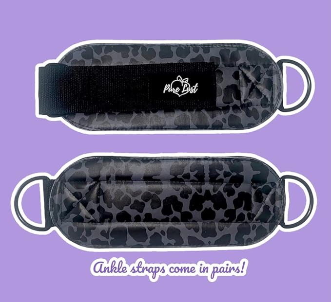 Pure Lust Ankle Straps, Ankle Cuffs, Cable Cuffs, Cable Ankle Straps, Cable Machine Attachment, Gym Accessories, Pair