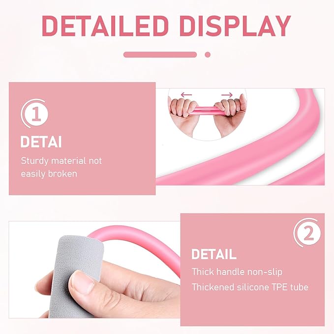 3PC Saludea Resistance Band,Figure 8 Exercise Bands for Women Men,8 Shaped Resistance Bands for Arms, Chest Expander, Yoga Gym Fitness Pulling Rope 8 Word Elastic,Figure 8 Resistance Band with Handles