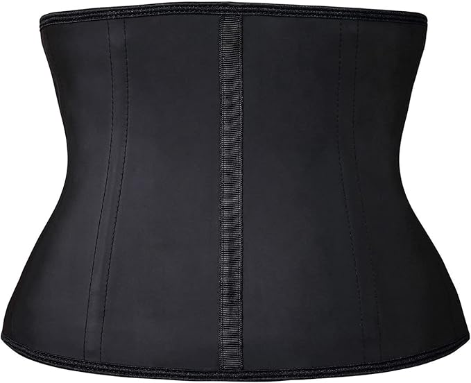 YIANNA Waist Trainer for Women Latex Underbust Waist Cincher Corset Sport Girdle Hourglass Body Shaper