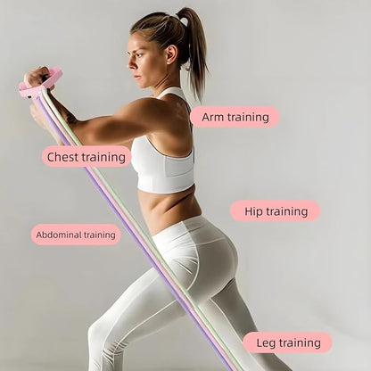 17PCS Exercise Bands Resistance Bands Set, Resistance Bands with Handles for Working Out & Physical Therapy,Bandas De Resistencia para Hacer Ejercicio,Figure 8 Exercise Bands(125 LBS)
