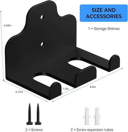 Barbell Wall Holder,Olympic Hanger,Garage Gym Bar Wall Rack,Vertical Barbell Mount Rack,Space Saving Commercial or Home Gym Accessory,Holds Under 33mm Bar Size(Black)