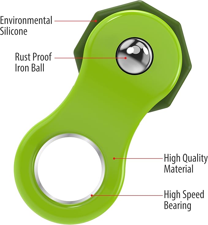 2 Pack Fidget Toy,Fidget Spinners Toy for Adults and Kids,Gifts Suitable for Children with Autism and ADHD,Quiet Office Desk Toy,Excellent for Relieving Stress and Anxiety Toys (Blue & Green)