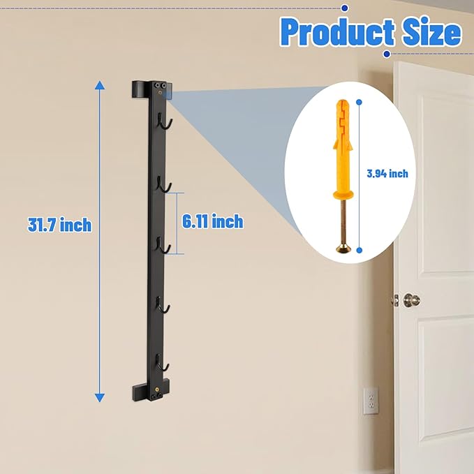 LAT Pulldown Attachments LAT Pull Down Bar Storage Rack for Mag Grip LAT Pulldown Machines Attachments Stand Cable Attachment Storage Rack for Home Gym and Gym Wall Storage