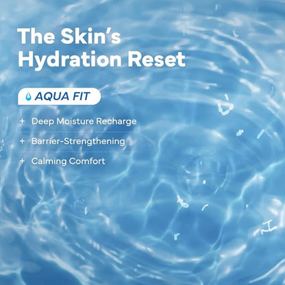 SAM’U PH Sensitive Aqua Fit Face Mask – Hydrating & Soothing Vegan Sheet Mask with Hyaluronic Acid and Panthenol, Bamboo Fiber, Travel-Friendly Korean Skincare (5 Sheets)