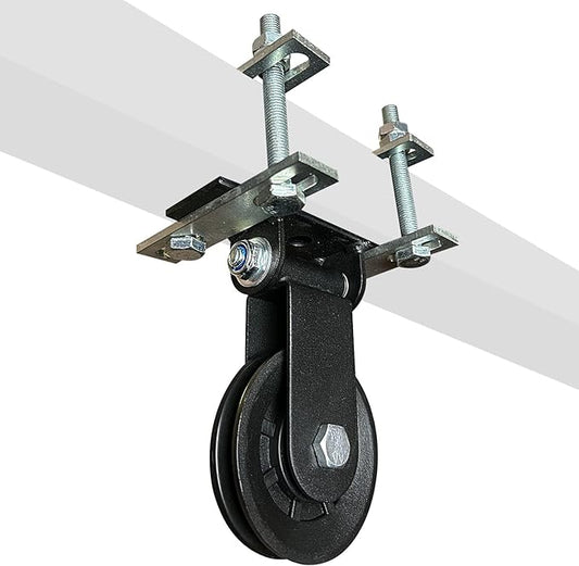 KORIKAHM Power Rack Pulley Attachment, LAT Pulldown Machine - Cable & Weight Dual Pulley System for Home Gym Strength Training, Power Racks