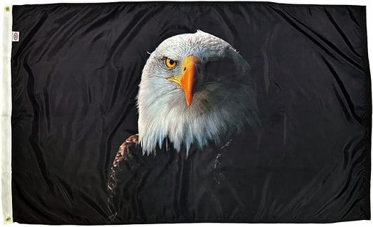 FlagSource Noble Eagle Nylon Decorative Flag, Made in the USA, 3x5'